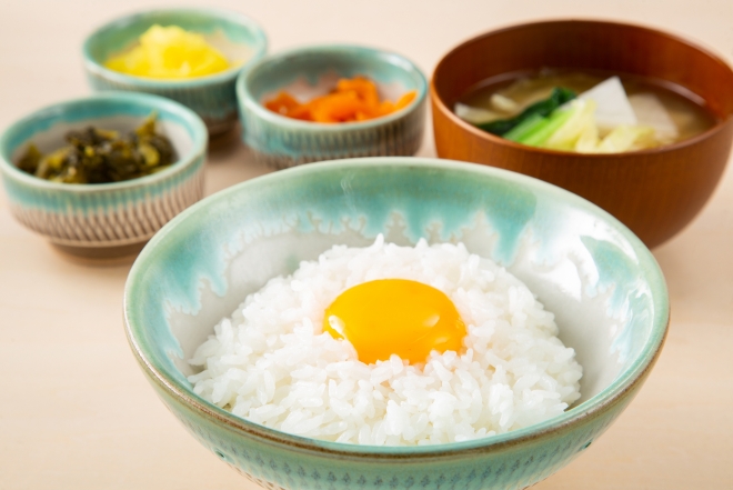 うちのたまごの朝ごはん